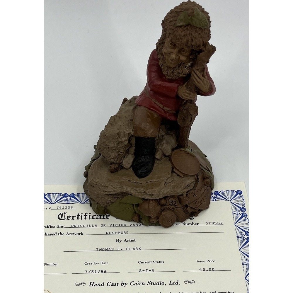 Tom Clark Rushmore Gnome Edition 32 with COA Mountain Man 1986